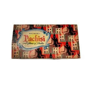 Vintage Whitman's PACHISI A Game of India Circa 1960s Box Art Good Box Damaged